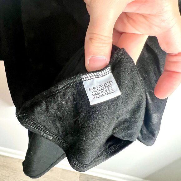 Bryn Walker Jacquard Polka Dot Print Oversized Lagenlook Top Asymmetrical Hem XL - Picture 4 of 5